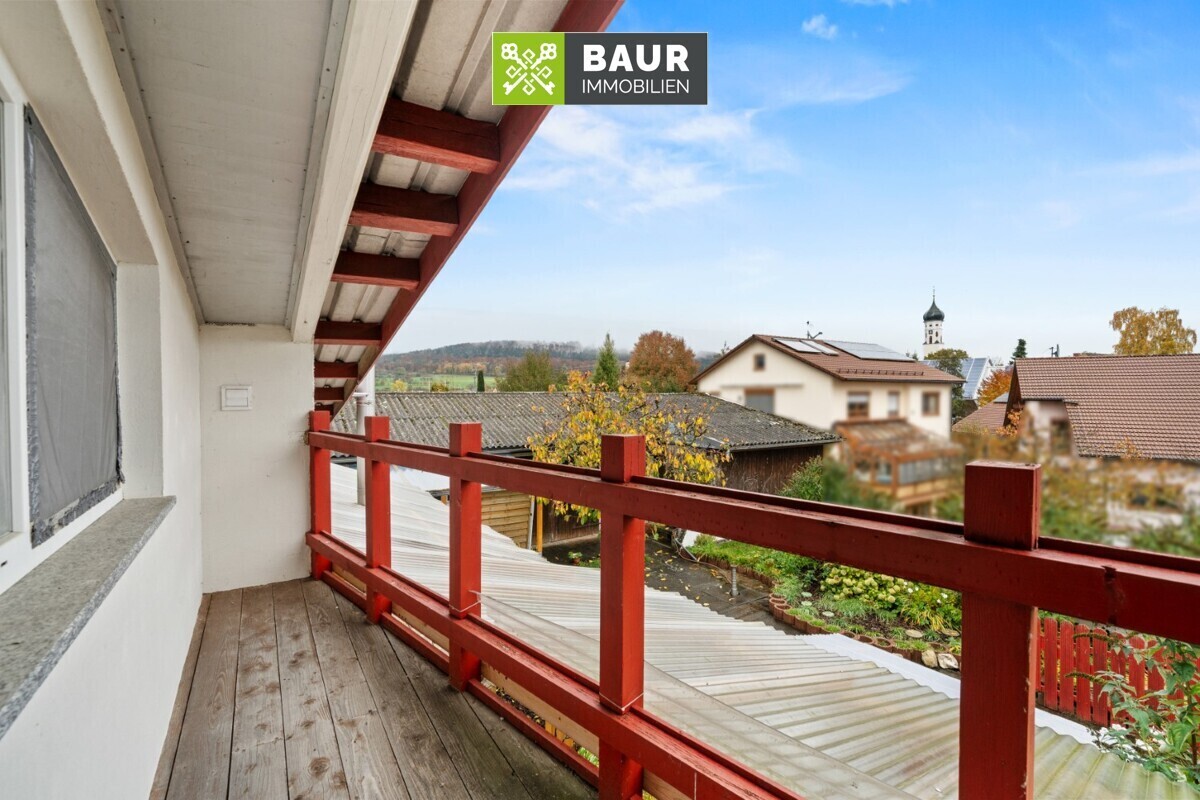 Überdachter Balkon