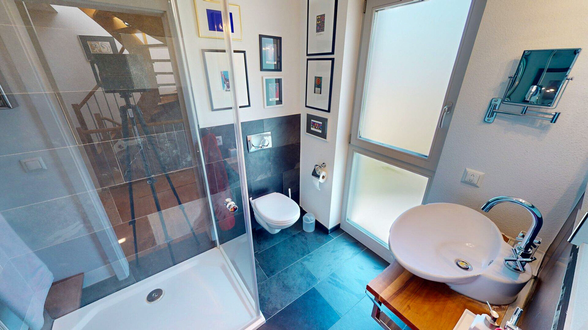 WC und Dusche
