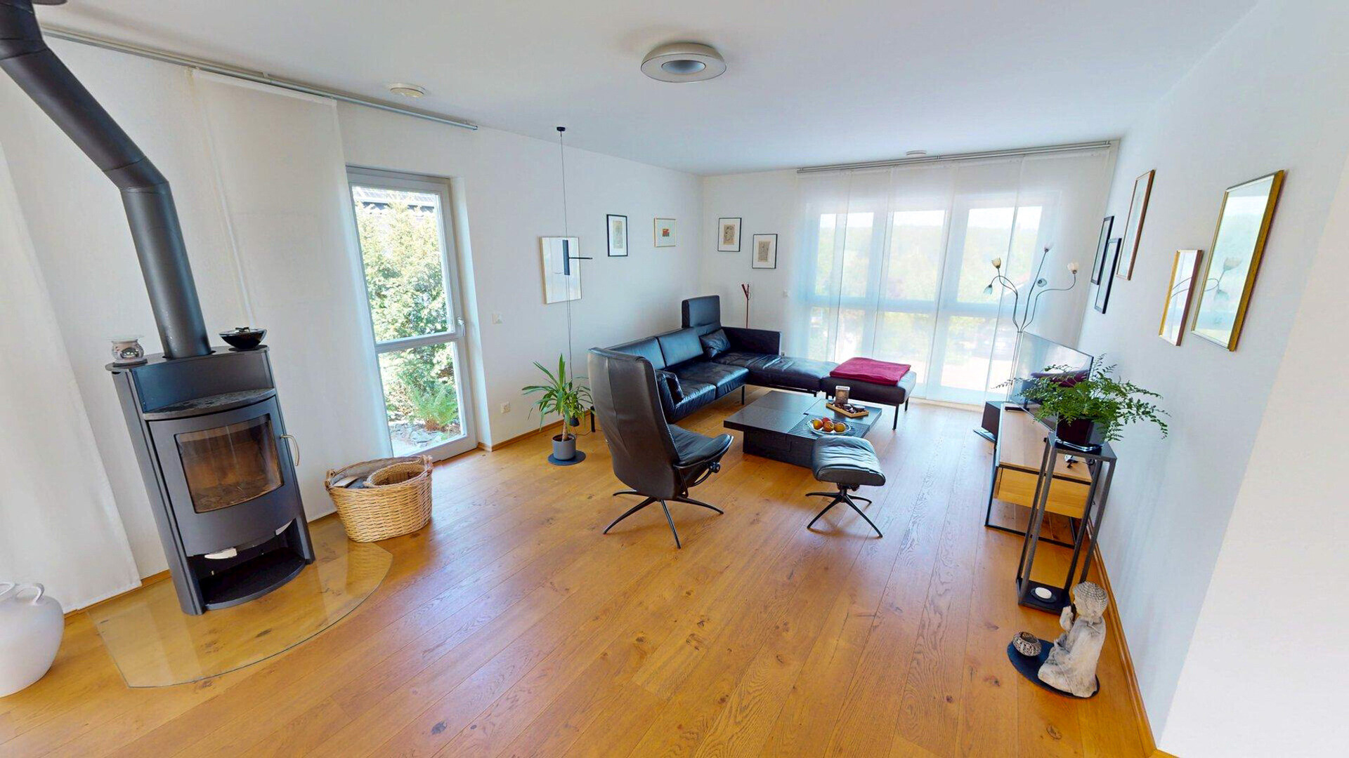 Wohnbereich mit Schwedenofen