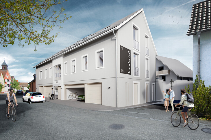 Neubau: moderne Wohnung mit großer Terrasse