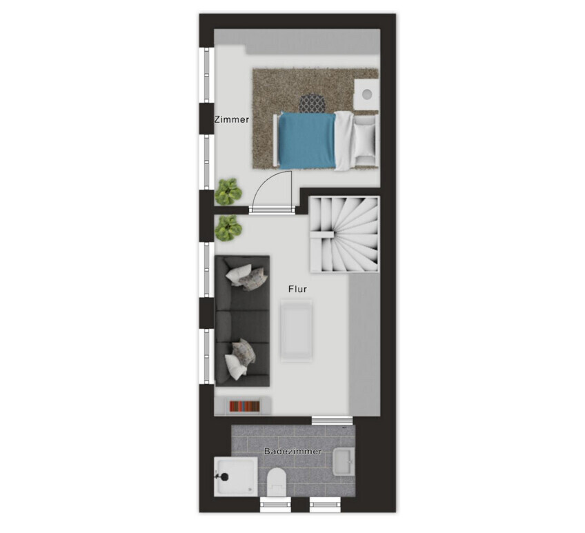 Untergeschoss Maisonette