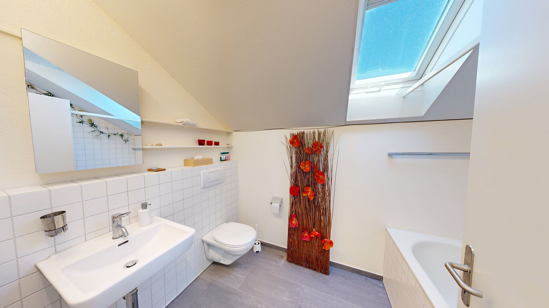 Badezimmer Dachgeschoss