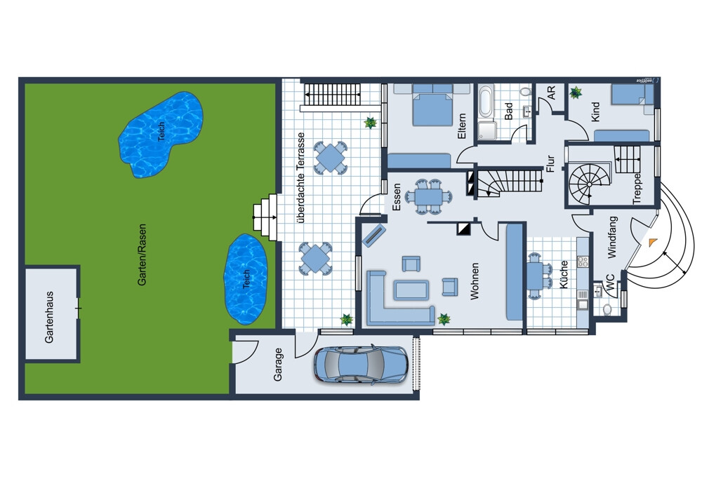 Grundriss WE 1