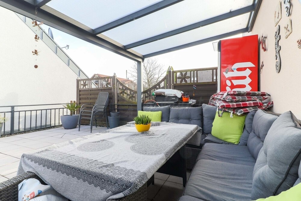 Terrasse von Küche aus