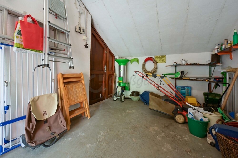 Blick in Garage