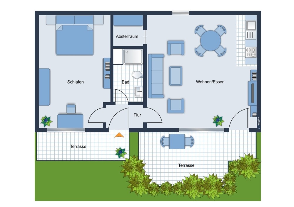 Terrassenwohnung