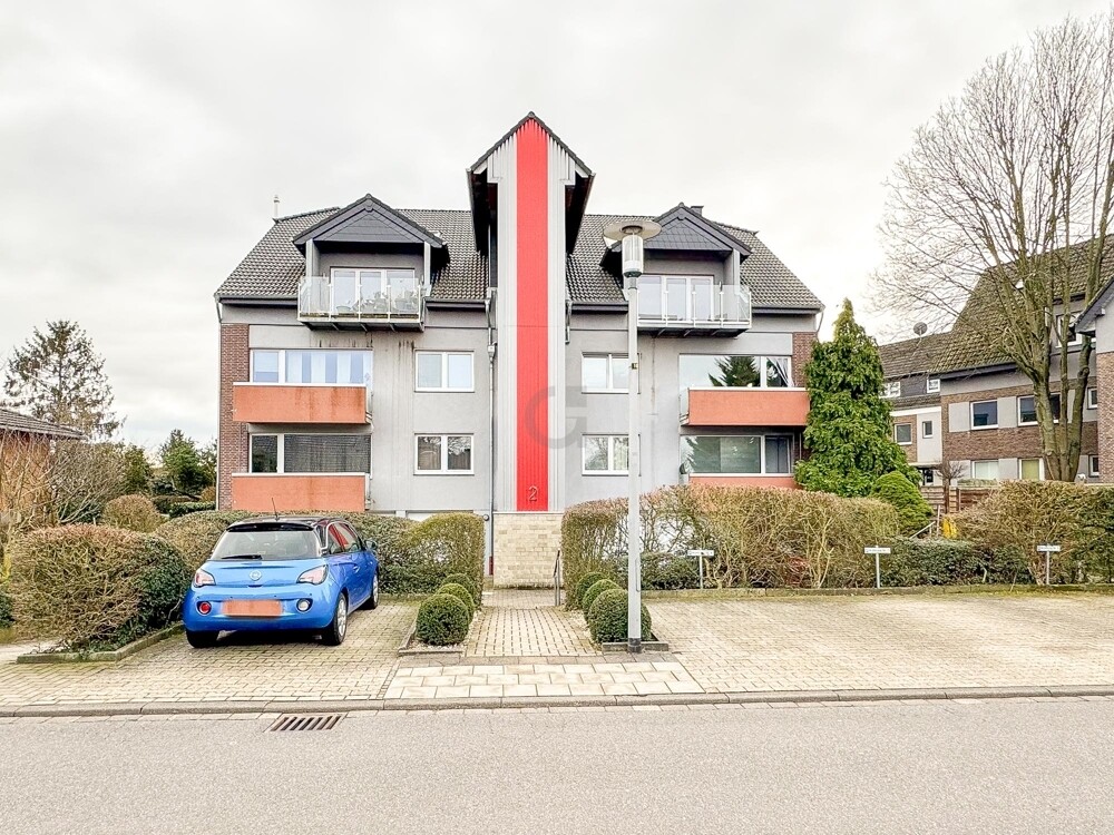 Hausansicht von Straße