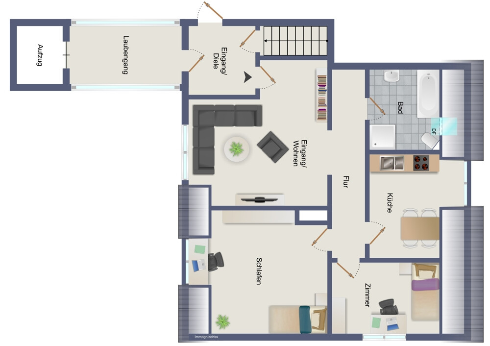 Wohnung DG rechts