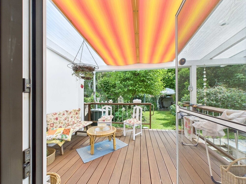 Blick auf Terrasse