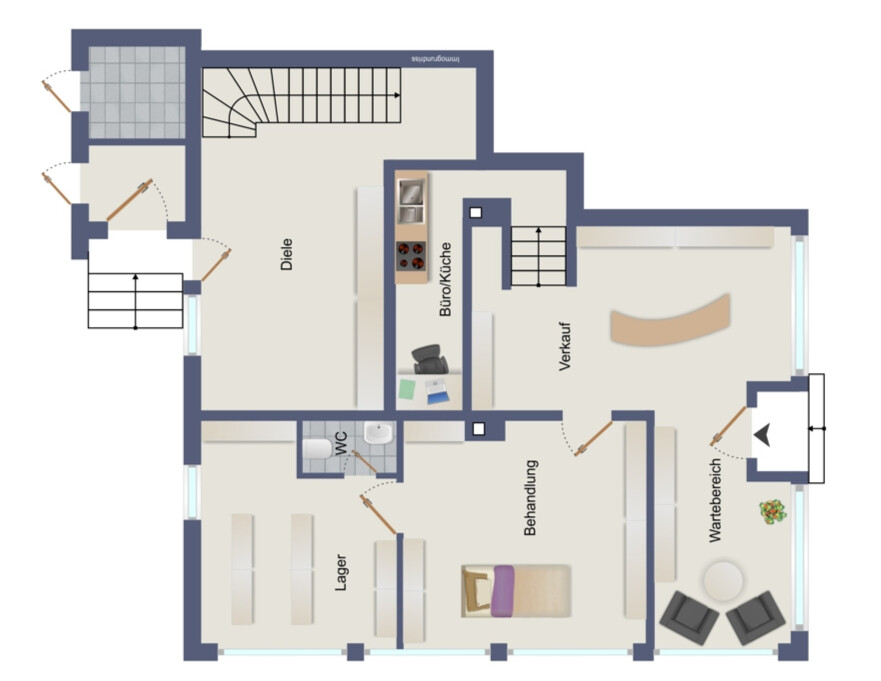 Grundriss Ladenfläche