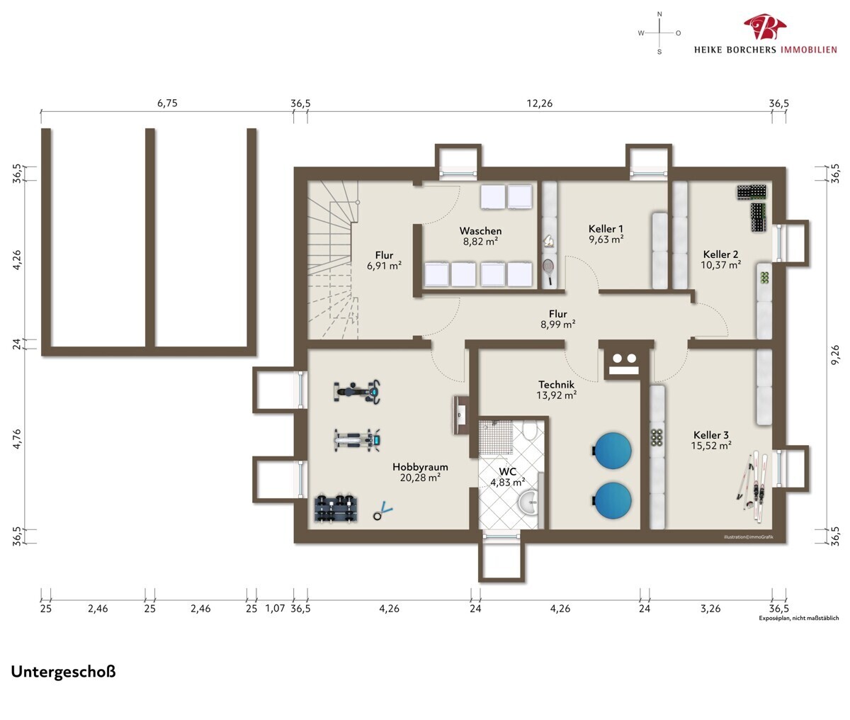 Grundriss - UG