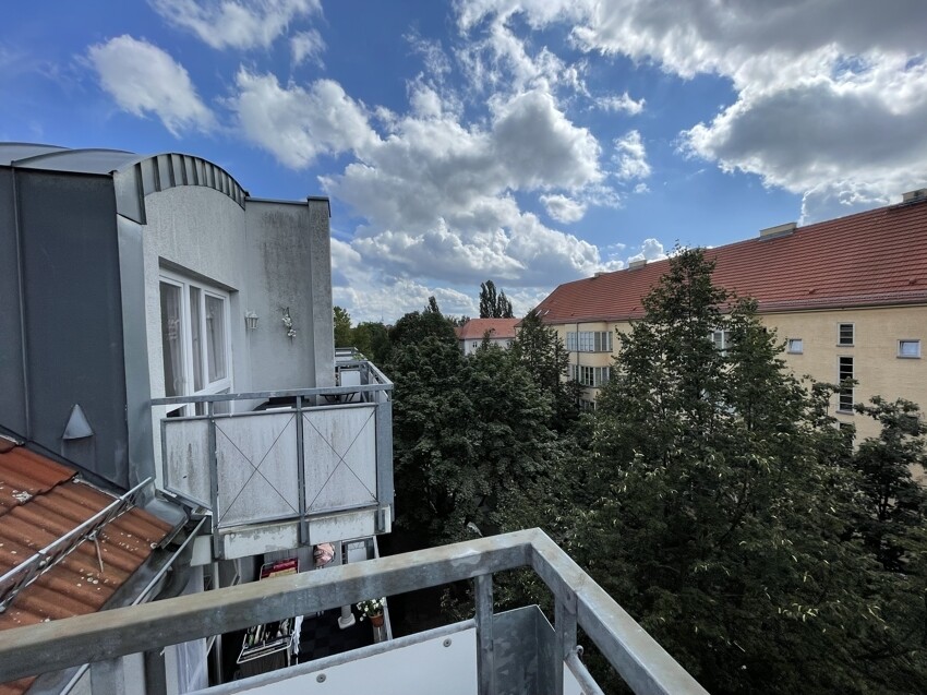Ausblick vom Balkon