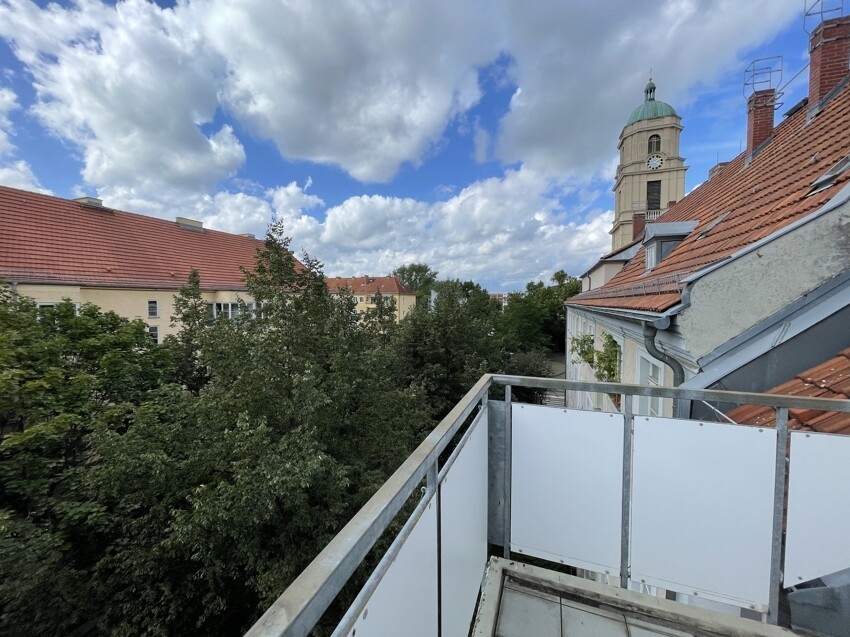 Ausblick vom Balkon