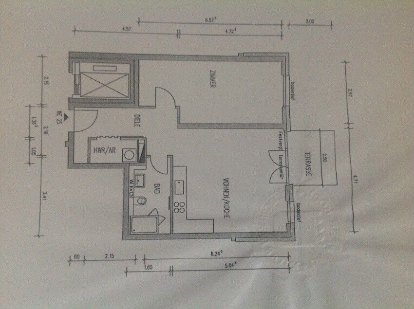 Grundriss WE 25