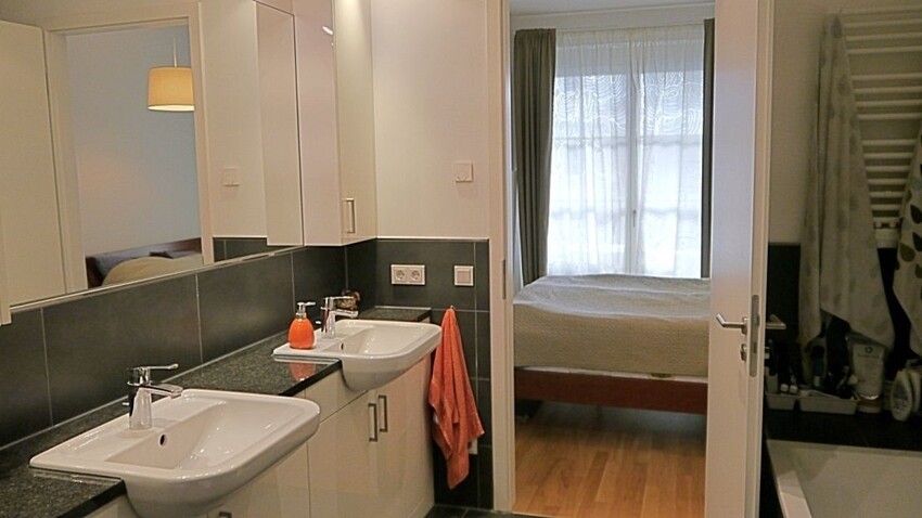Bad en suite, Wanne, Dusche