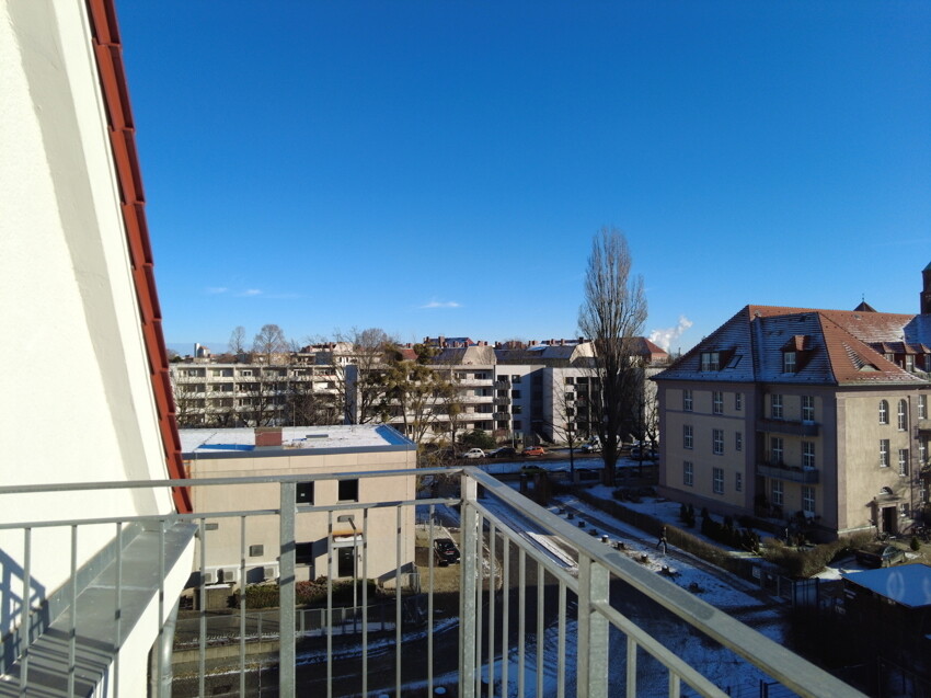 Aussicht vom Balkon