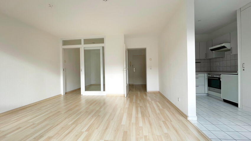 Wohnzimmer, Schlafzimmer, Küche