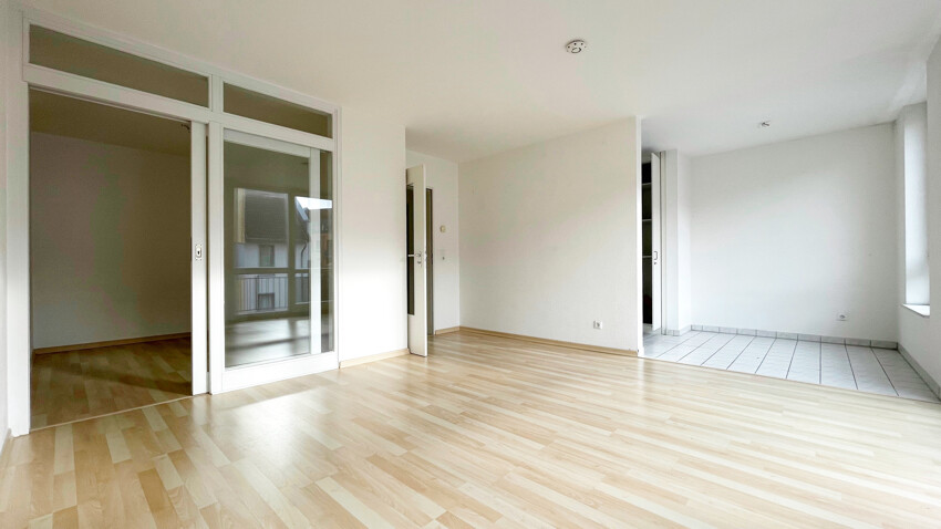 Wohnzimmer, Schlafzimmer, Küche