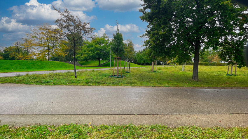 Bornstedt Park vor dem Haus