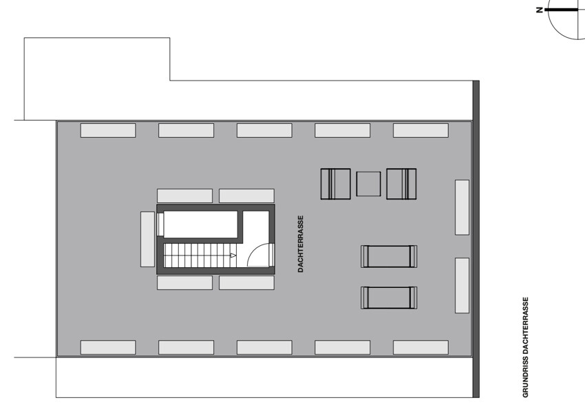 Grundriss Neue Grün 20 Penthouse Terrasse