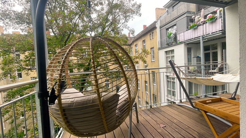 großer Balkon