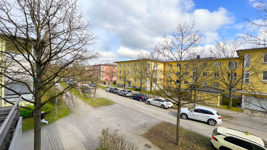 Blick vom Balkon