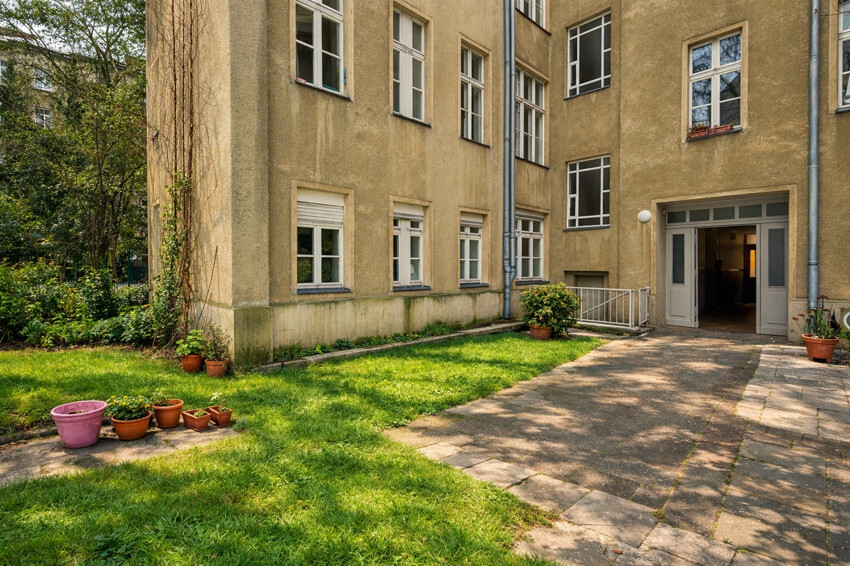 Gartenansicht der Wohnung