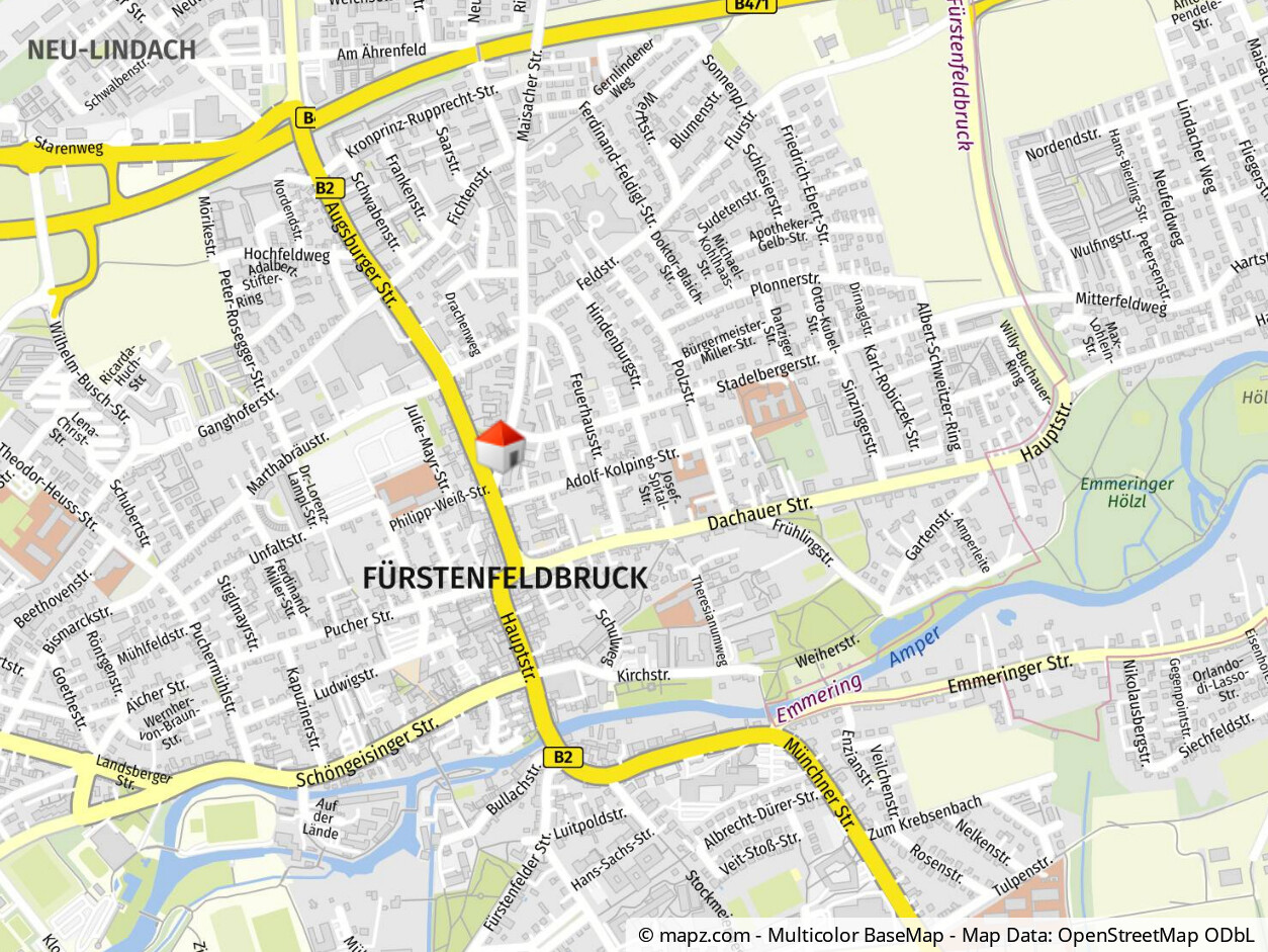 Geolyzer Kartenausschnitt