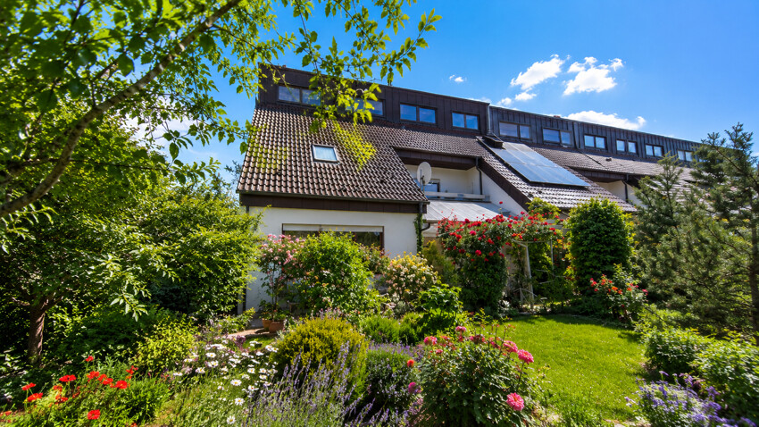 Garten, Hausansicht