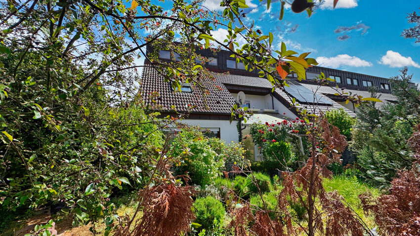 Garten, Hausansicht