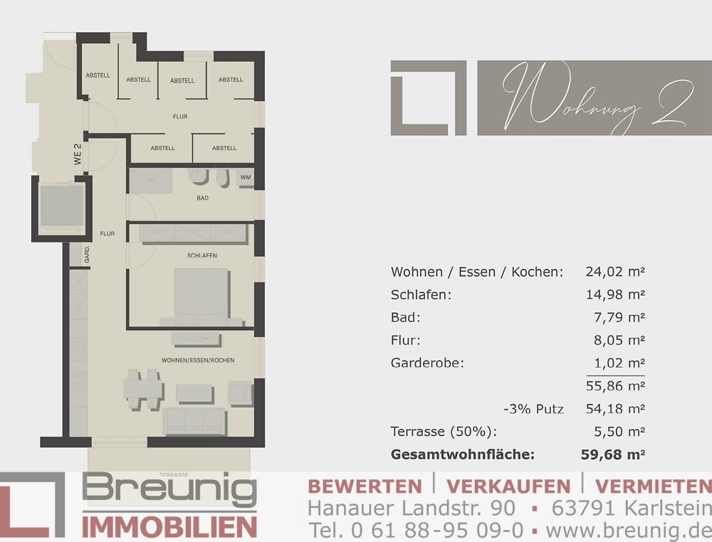 Grundriss Wohnung 2