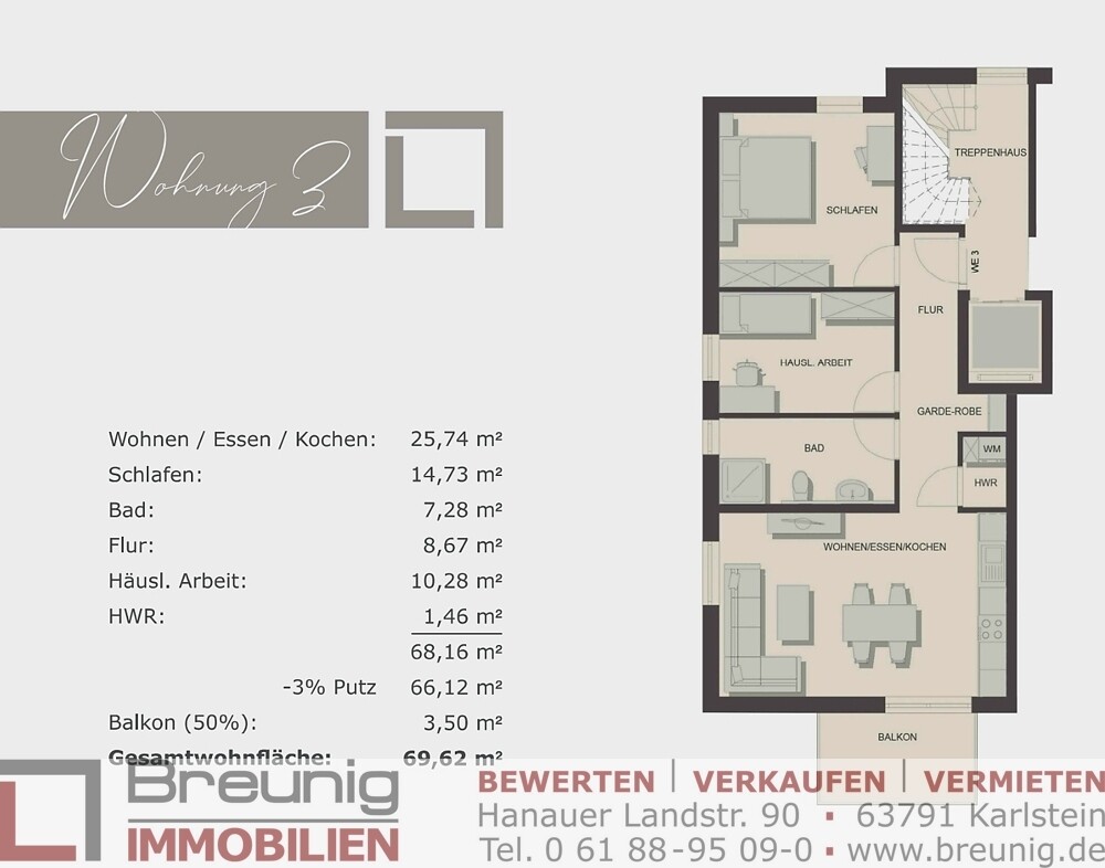 Grundriss Wohnung 3