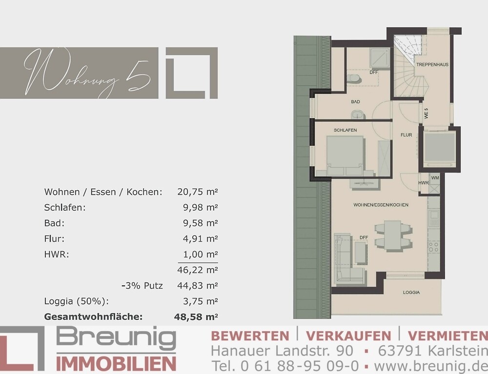 Grundriss Wohnung 5