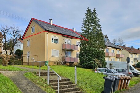 Außenansicht von Südwest Markierung