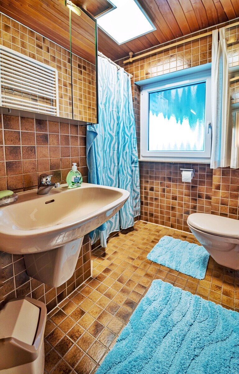 Gäste-WC mit Dusche (EG)