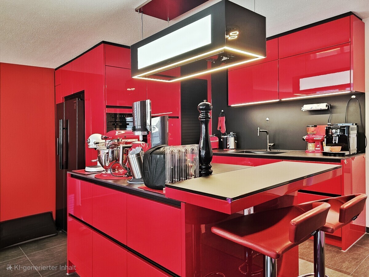 Küche Original rot
