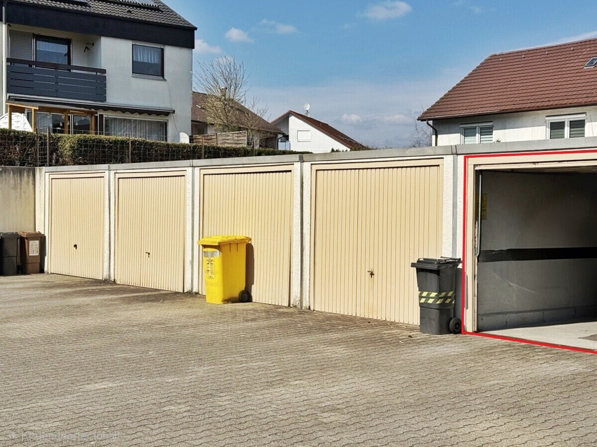 Garage der Wohnung