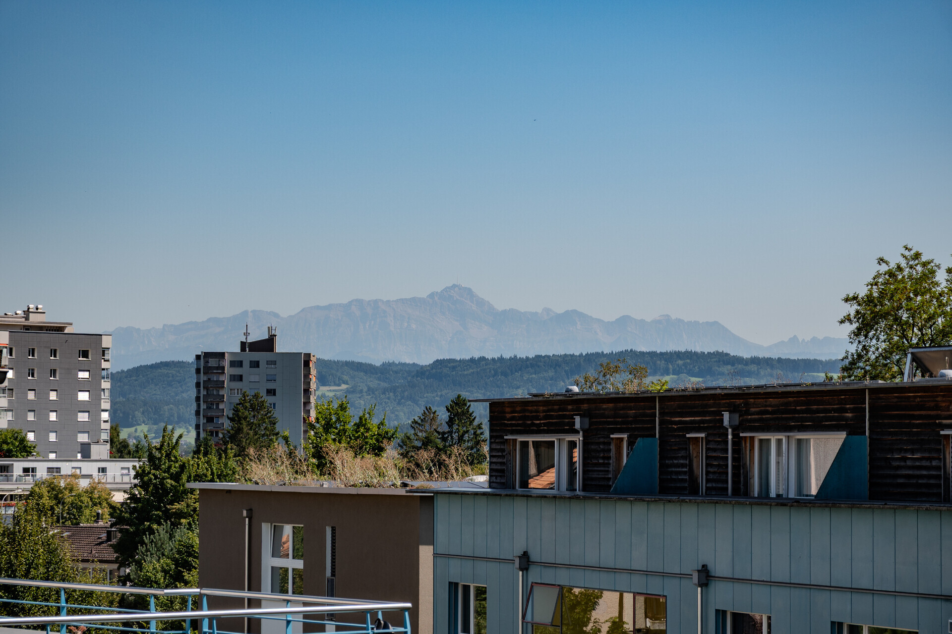 Weitblick zum Säntis