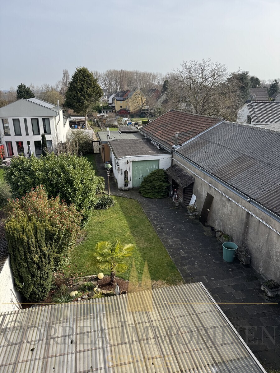 Blick zur Hinterlandbebauung