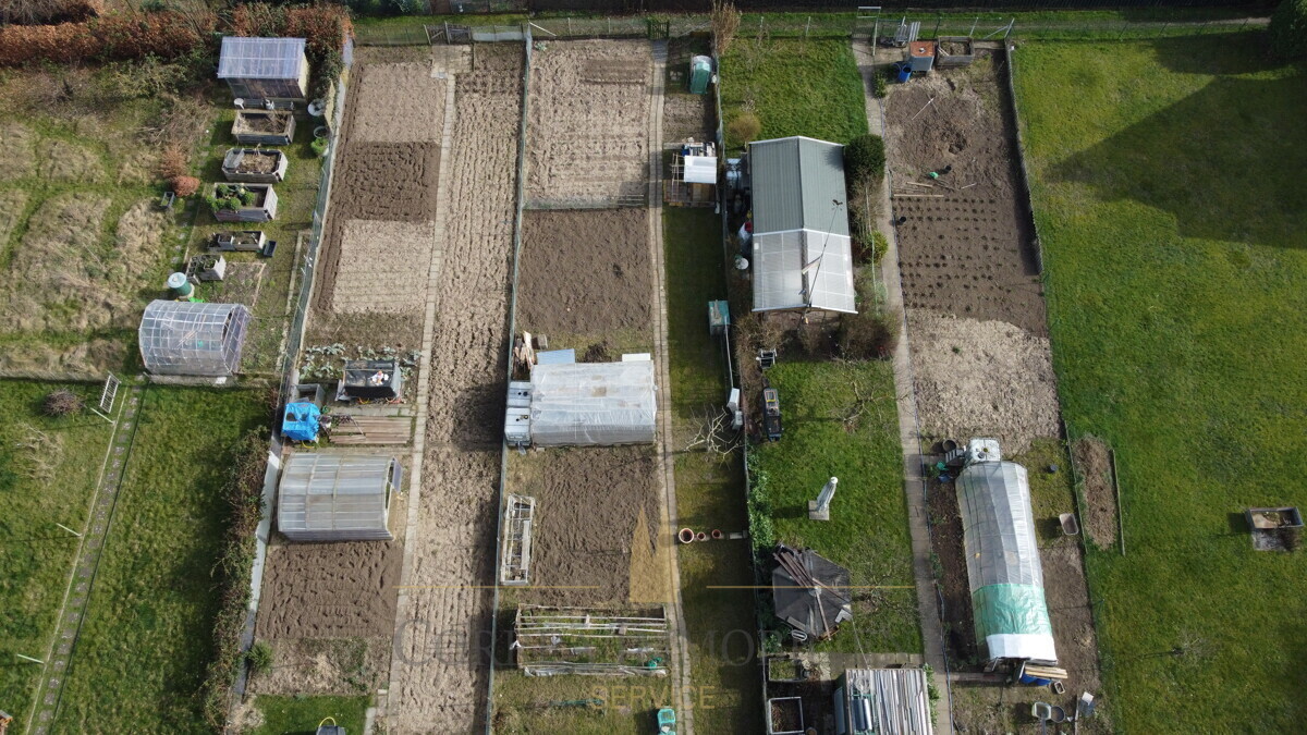 Vogelansicht, Hinterlandgarten