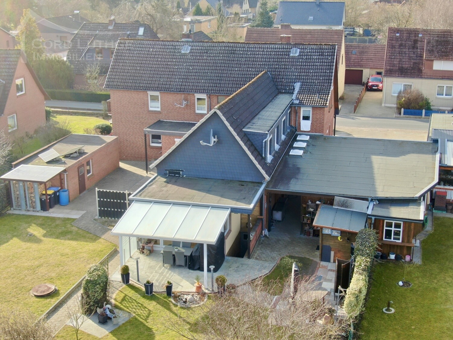 Rückansicht (Luft)