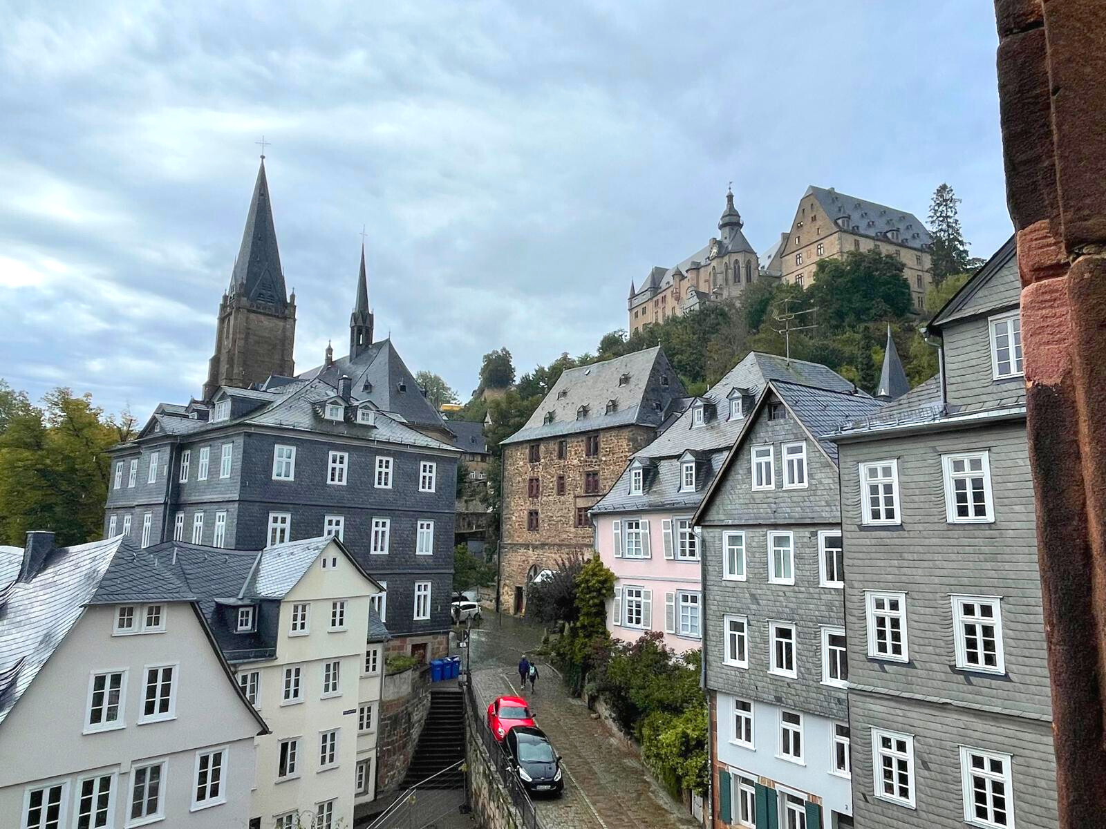 Blick auf das Marburger Schloss