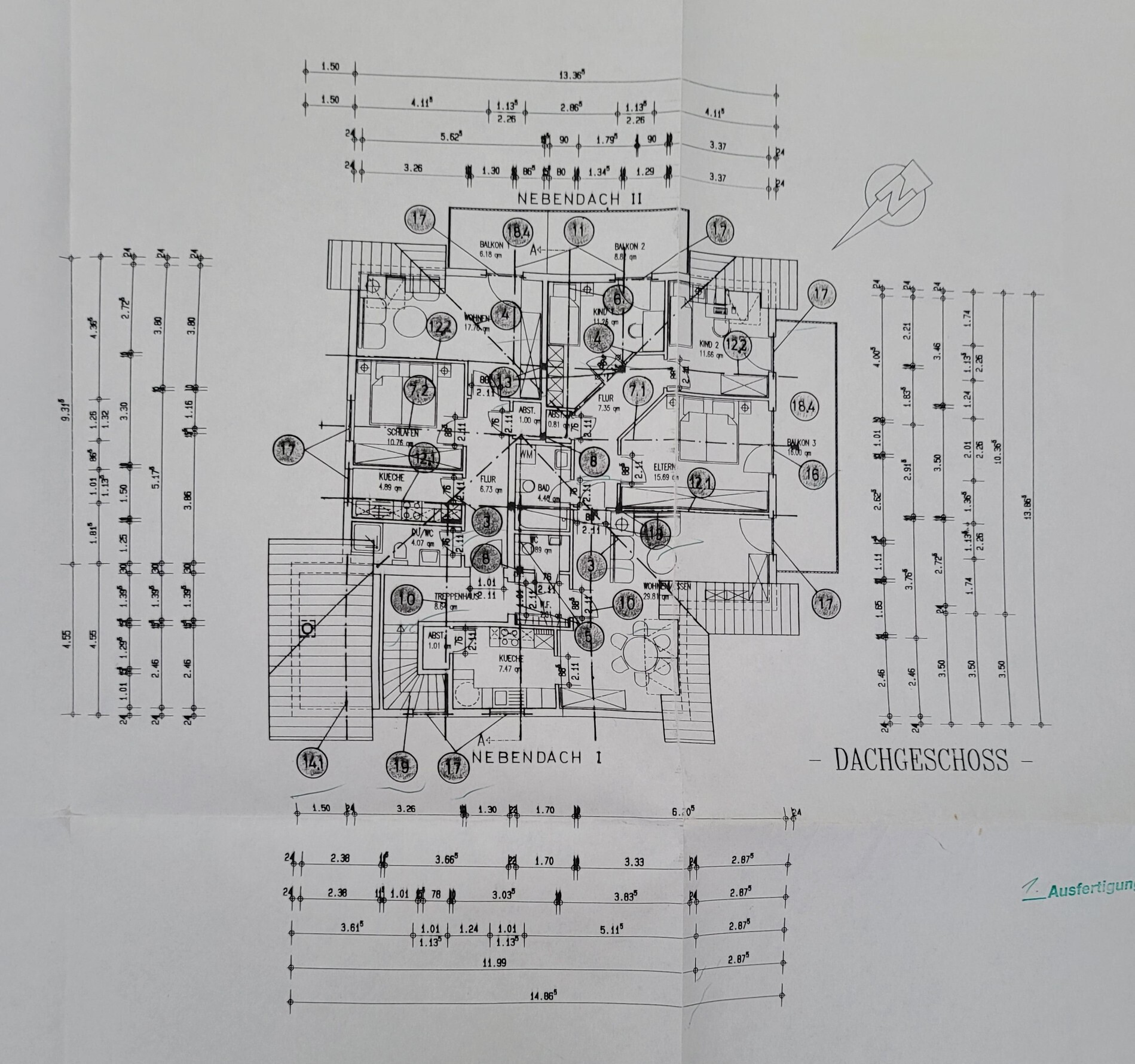 Grundriss Dachgeschoss