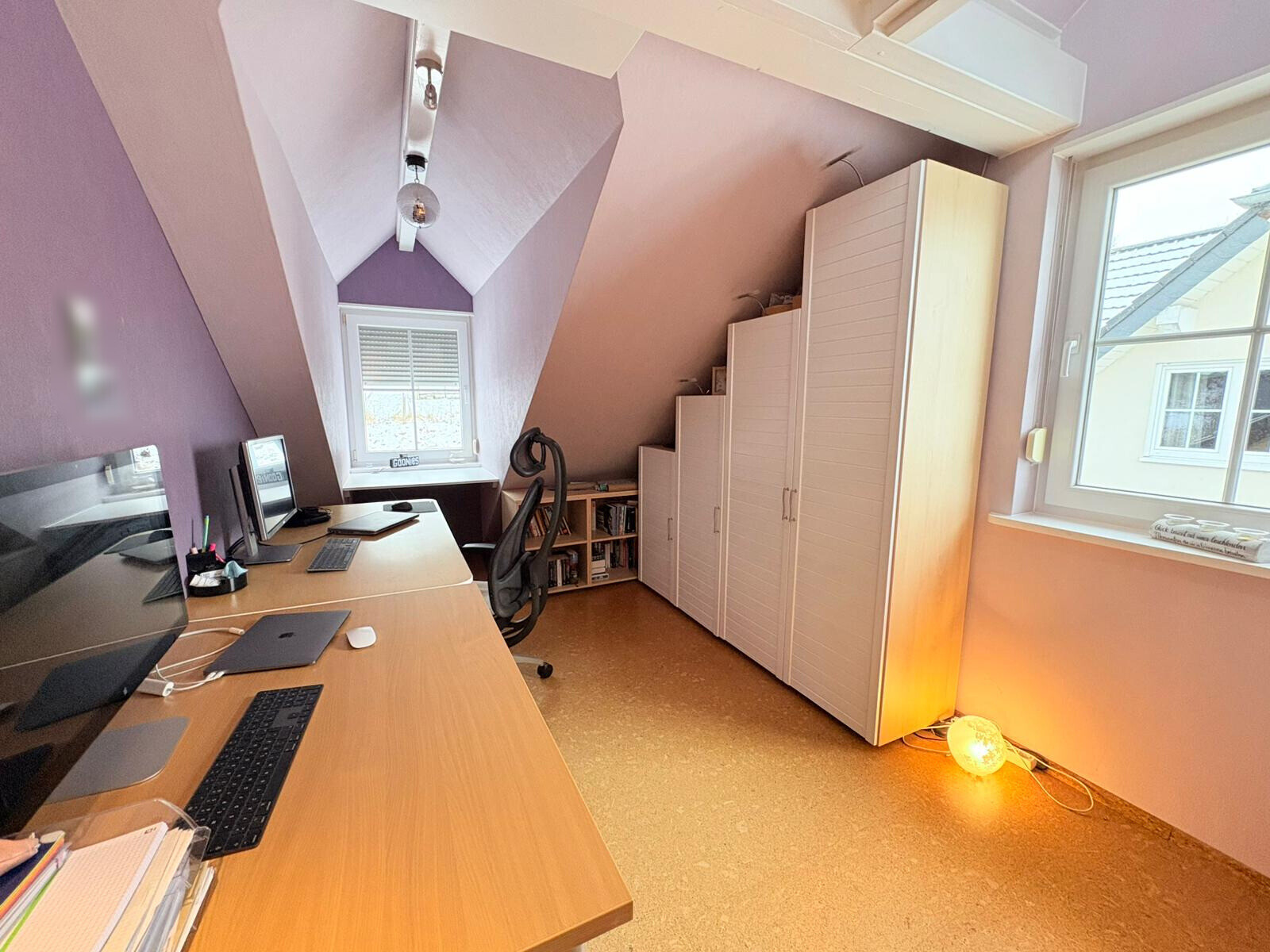 Schlafzimmer mit Hochbett