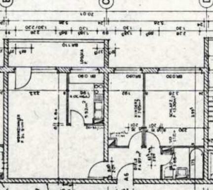 Grundriss 3 Zimmer Whg.