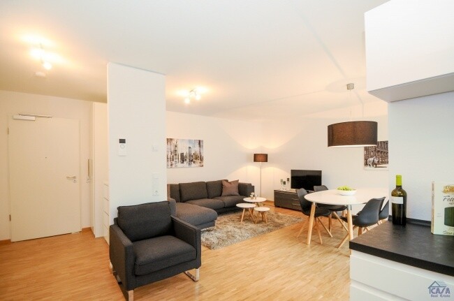 Blick in das Wohnzimmer