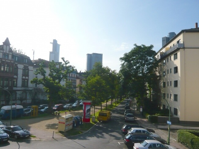 Ausblick vom Balkon