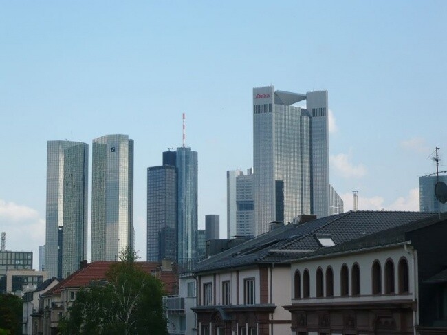Blick vom Balkon