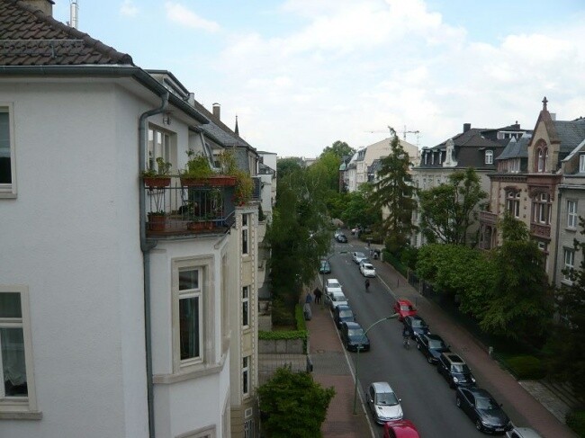 Blick vom Schlafzimmer