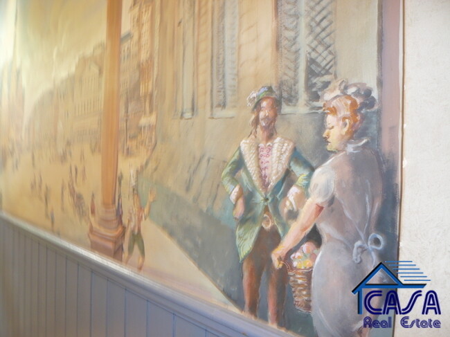 Malerei im Treppenhaus
